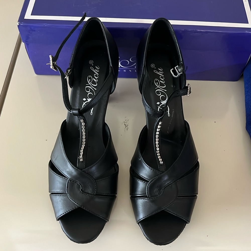 DiMichi International Black Dance Shoes size 7